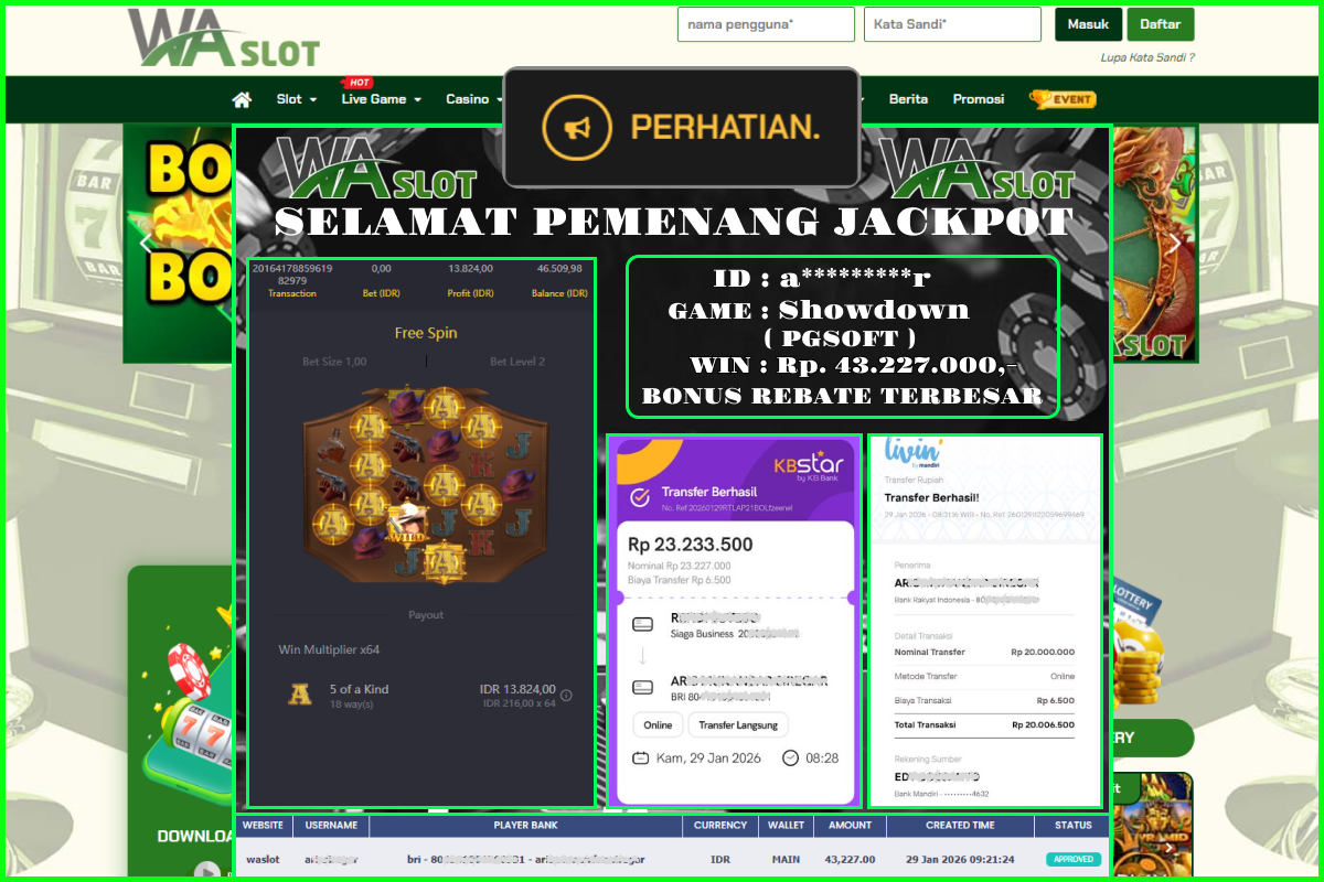 WASLOT – Wild Bounty